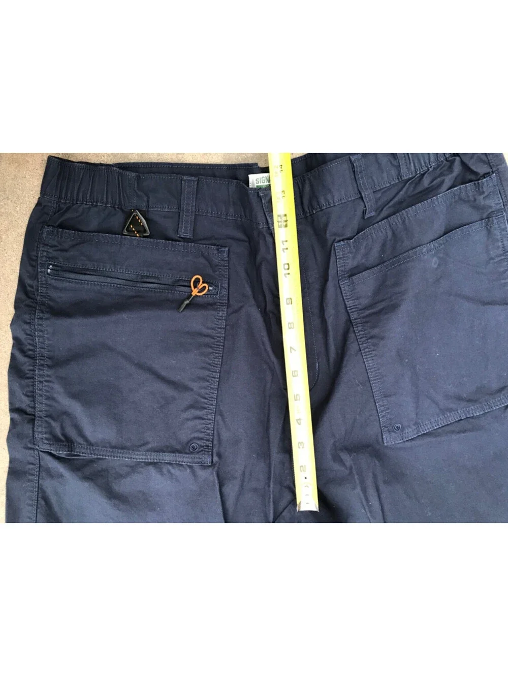 Signature Outdoor by Levi Strauss & Co Men's Utility Hiking Pant 38W x 30L Slate
